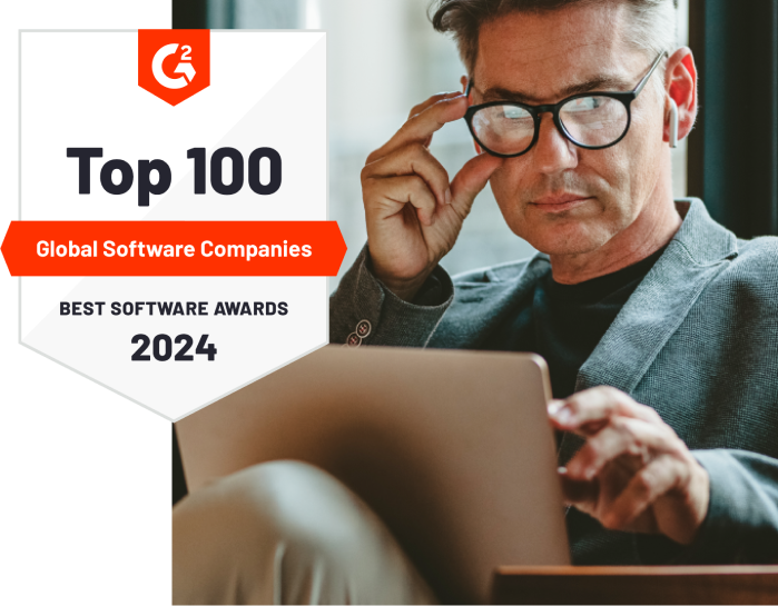 Clio is rated in the Top 100 companies by G2