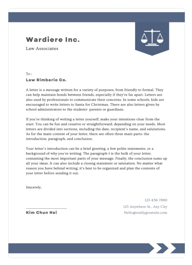 Law Firm Letterhead Examples and Templates to Get Started Clio (2023)