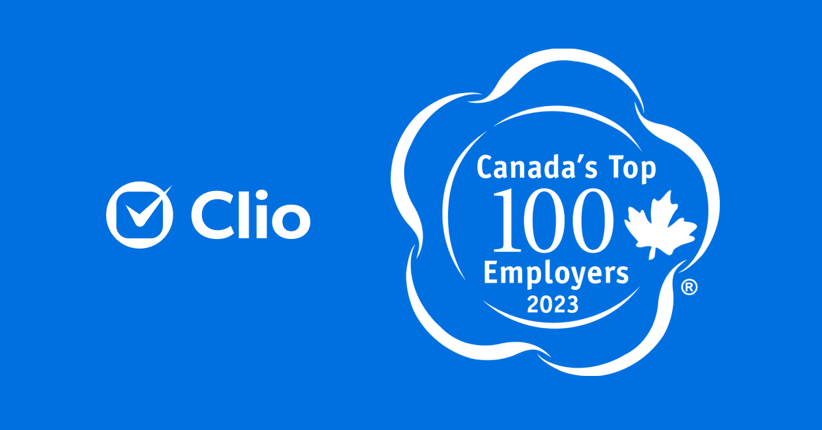 Clio Honored as One of Canada's Top 100 Employers for 2024, Marking