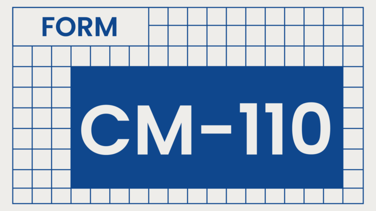 California’s CM-110 Form for Trial Case Management