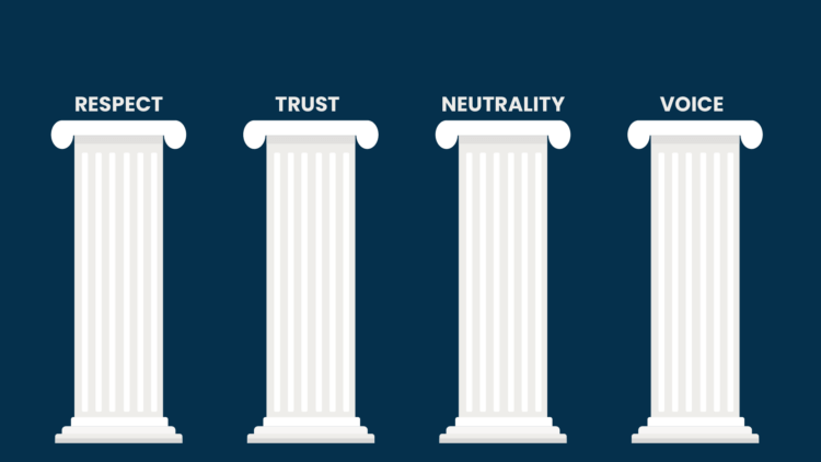 The four pillars of procedural justice