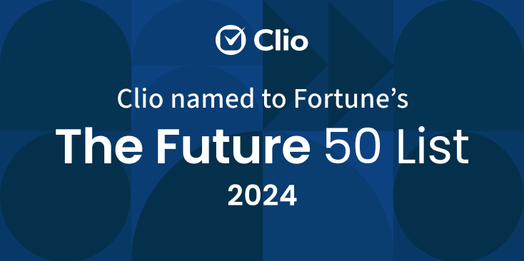 Clio recognized in fortune's future 50 list 2024 at number 18